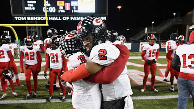 Bryce West Glenville football Jeff Harwell